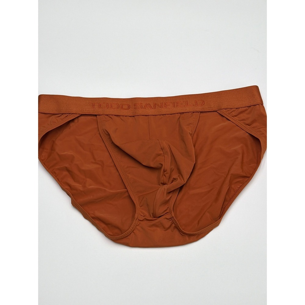 Todd Sanfield Men's Briefs Orange Size‎ Small
